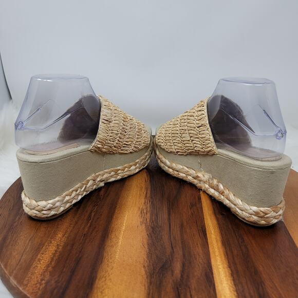 Torgeis Neith Wedge Espadrille 3" Heel Sandals Summer Casual Women's 8 - Picture 5 of 8